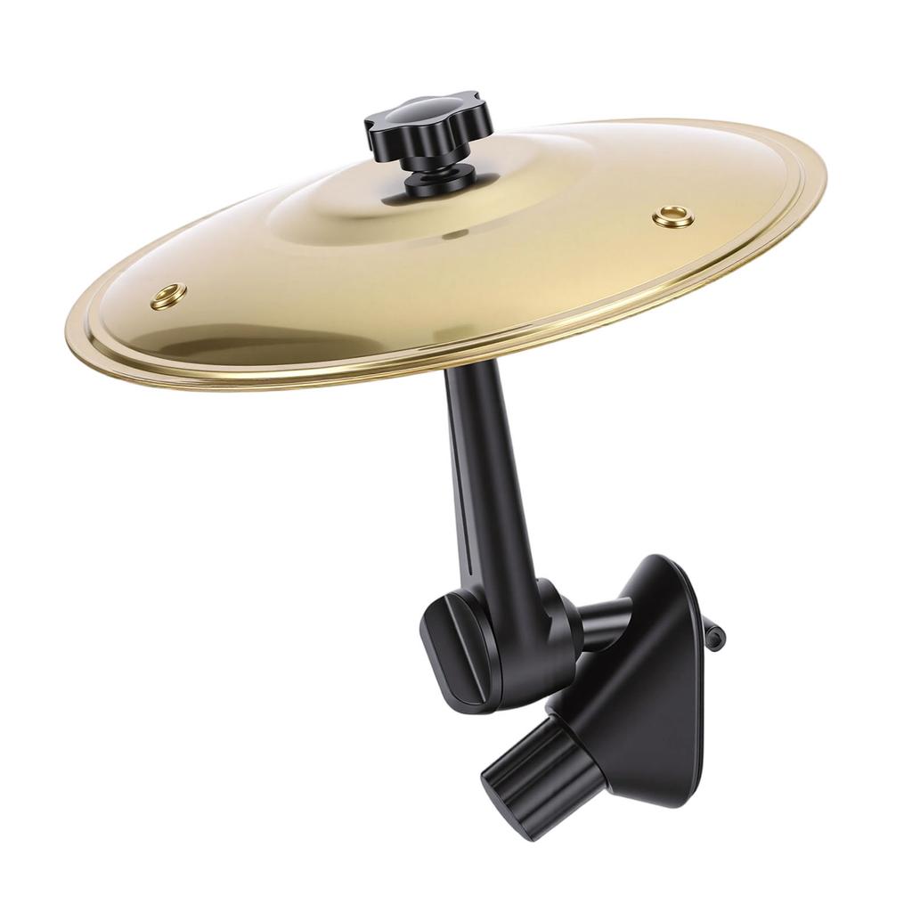 Car Cymbal Air Vent Stainless Steel Dual Ball Joint Dashboard Cymbal Golden with Silicone Pad Golden
