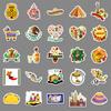 50 Mexico Travel Stickers Outdoor Mexico Landscape Landmark Decorative Water Cup Suitcase Stickers