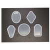 Diy Crystal Epoxy Earrings Jewelry Molds Hanging Pendant Decoration Multiple Styles Irregular Mirror Silicone Mold