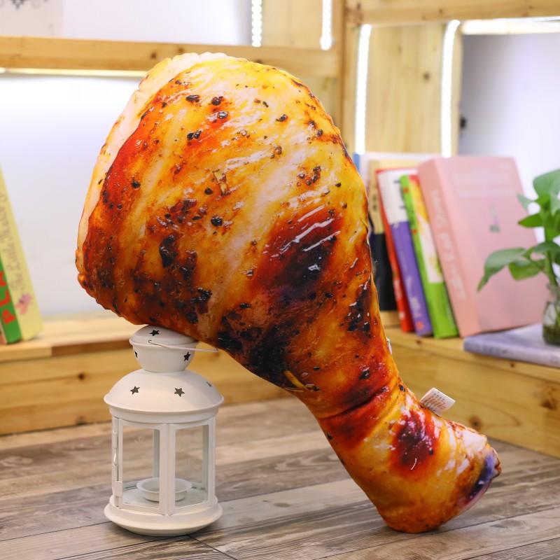 Cute plush toy food Reallife style Chicken leg chick pillow cushion birthday gift