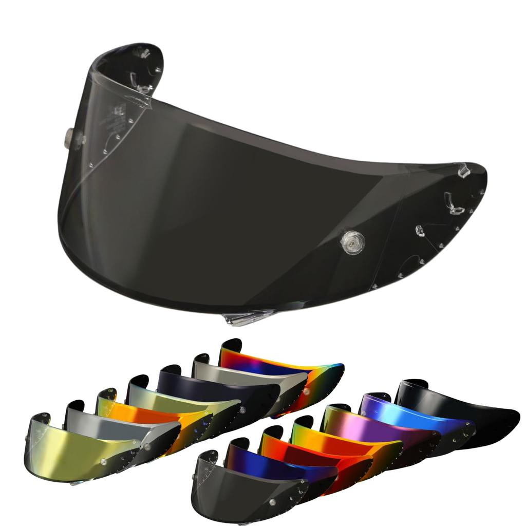 Kinkyamigo X14 Z7 Xfourteen Helmet Shield, Smoke Shield, Mirror Shield, Clear Shield, Motorcycle Supplies,