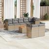 VidaXL Garden Lounge Set with Cushions 9 Pcs, Patio Sofas, Patio Furniture Set, Outdoor Furniture, Mix 3256066