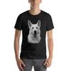 White German Shepherd T-Shirt Quick Drying Oversized Mens Tall T Shirts