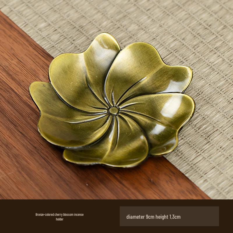 Antyczny dwuwarstwowy uchwyt na kadzidło lotosowe na ceremonię herbaty i kadzidło Buddy, wielopory palnik na kadzidło sandałowe.