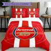 3pcs Duvet Cover Set (1*Duvet Cover + 2*Pillowcase, Without Core),football team.C Print Bedding Set, Bedroom Decor, All‑Season, Birthday Gift