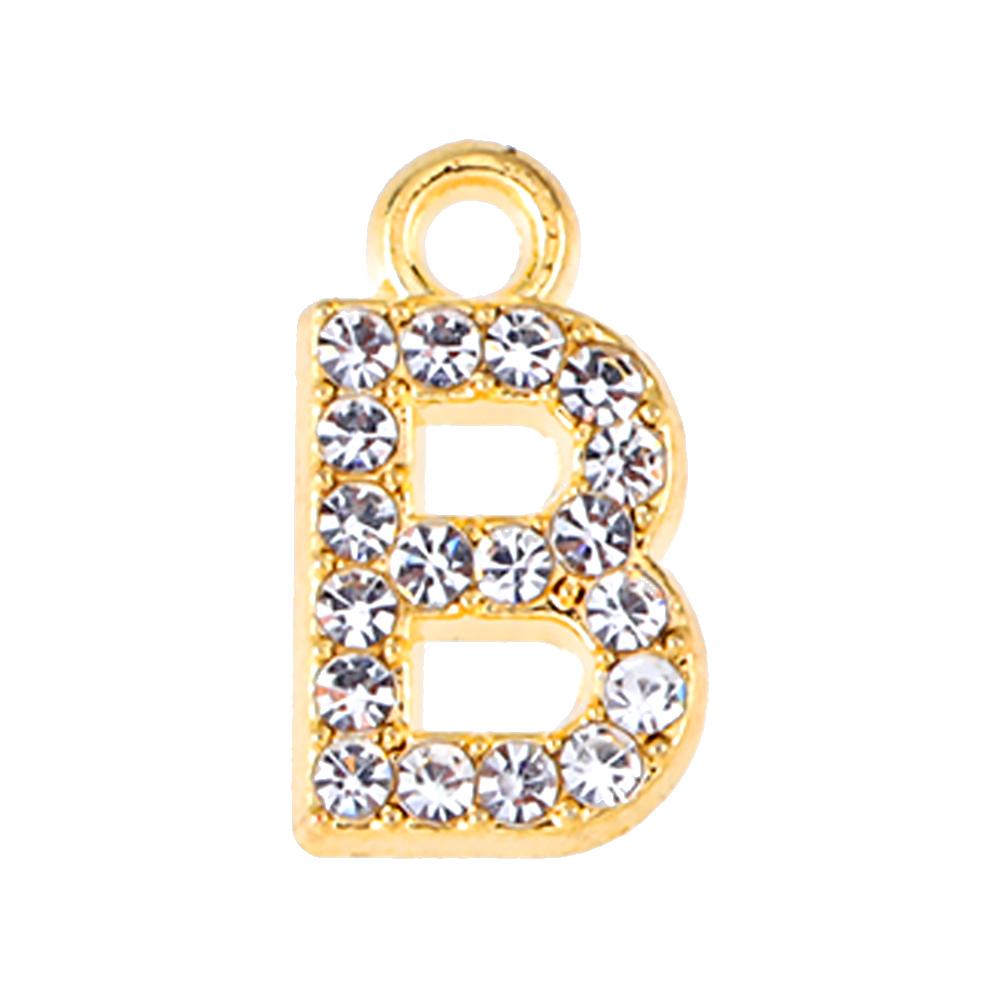 

10Pcs/Set 26pcs A-Z Diy Letter Charms Inital Alloy Little Pendant For Women s Earrings Bracelet Necklace Making Finding