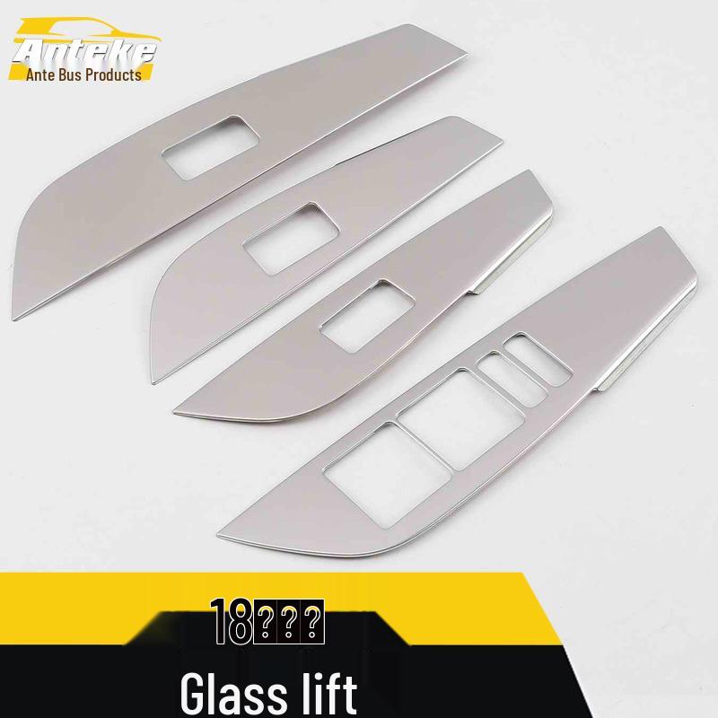 Fits 18 Models: Yidong Car Door Glass Lift Frame & Window Armrest Button Cover.