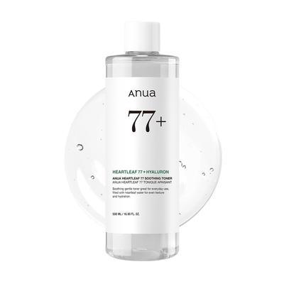 ANUA Dokudami 77 Soothing Toner 500ml Lotion Wiping Lotion Moisturizing Moist Lotion Large Capacity Lotion Fluctuation Skin Oily Skin Heartleaf Toner
