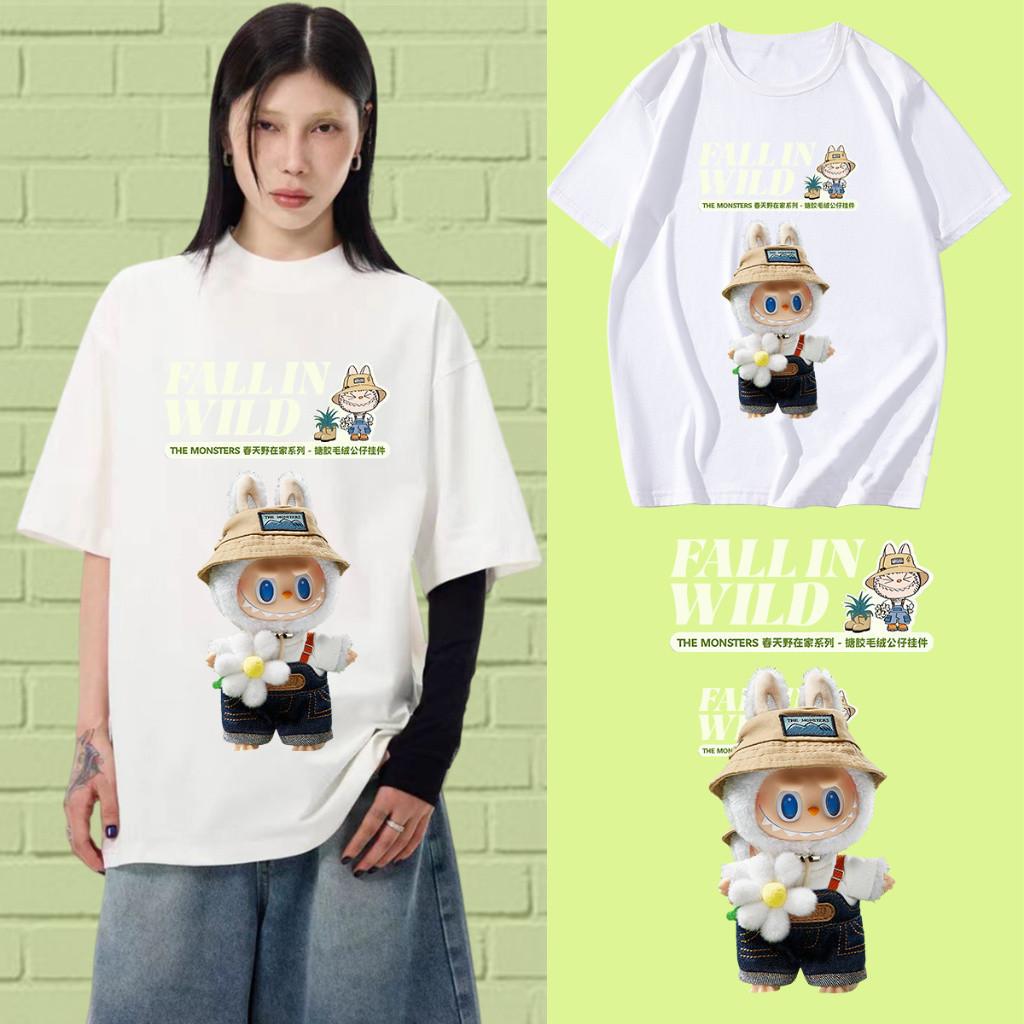 

Labubu printed T-shirt hip-hop street style blouse short-sleeved unisex 5XL