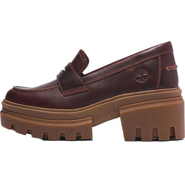 

Женские слипоны Timberland Everleigh loafer schuh in dunkelbraun