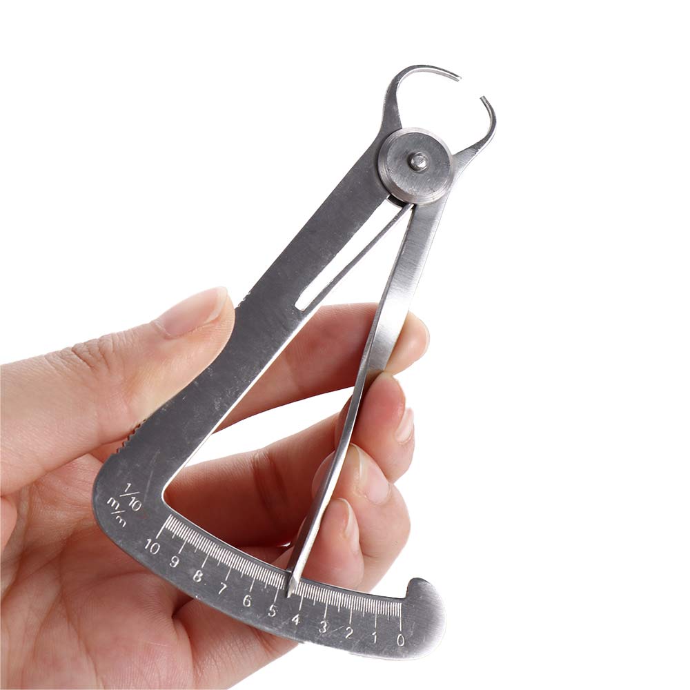 Nursing Repairing Teeth Ruler Dental Lab Tool Dental Caliper for Metal/Wax Dentist Gauge Caliper