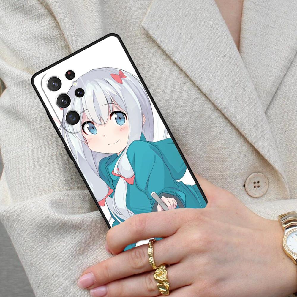 Cute Girl Izumi Sagiri Cell Phone Case for Samsung Galaxy S26 Ultra S25 S24 S23 S22 S21 S20 Note10 Cover