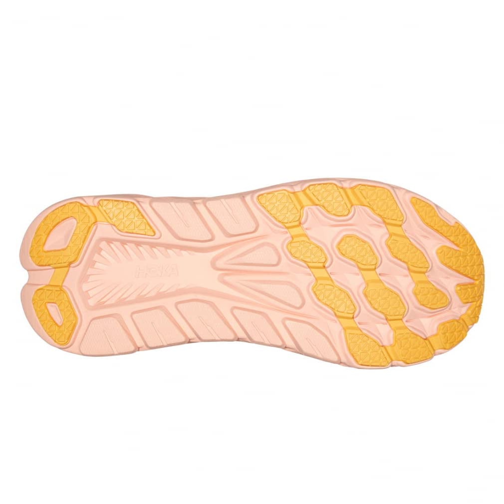HOKA Rincon 3 Wide Track Field Running Size Coral and Baby Pink Women's & Shoes, 25.0,