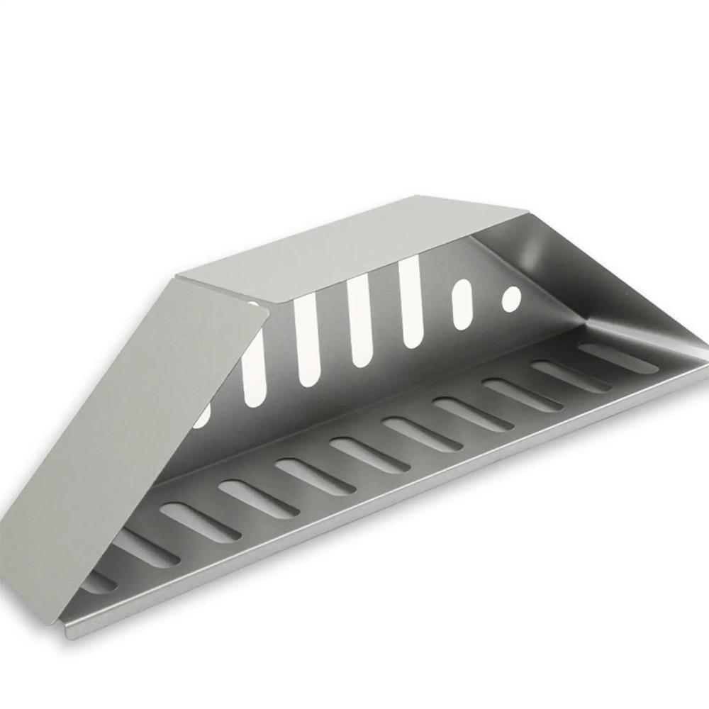 2Pcs Aluminum Plate Charcoal Basket Large Capacity Charcoal Box Unbreakable Fuel Holder  Picnic