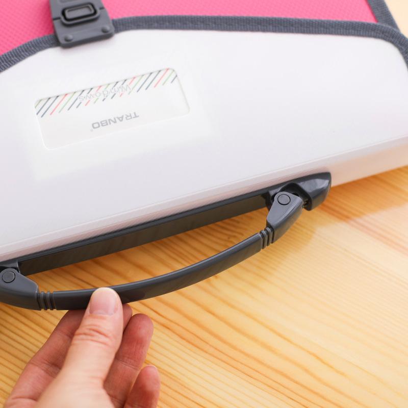 13-Pocket Accordion File Bag: Student Test Papers, Office Documents, Multi-Layer Large Capacity Storage