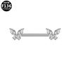ASTM F136 Titanlegierung Mode Piercing Schmuck Mehrere Stile für Ohrbrücke, Brustwarzen-Barbell, Nasenring | Festival & Party