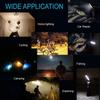 Rechargeable LED Work Light Camping Flashlight Rotatable Head with 4 Lighting Modes With Magnet Waterproof Emergency Lighting