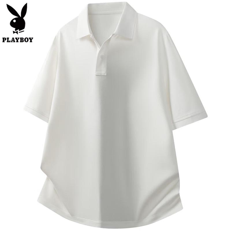 

PLAYBOY Men s Modal Cotton Short Sleeve Polo Shirt 4XL (190cm)