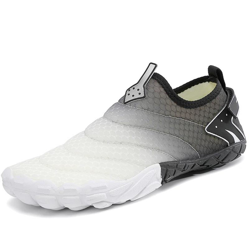 Quick Dry Women's Aqua Shoes Men's Light Breathable Water Sports Shoes Barefoot Beach Wading Sneakers Diving Snorkeling Shoes