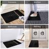 Flag of Italy Floor Mat for Front Door Personalized Door Mat Non Slip Kitchen Bathroom Carpet Rug Home Office Decoration