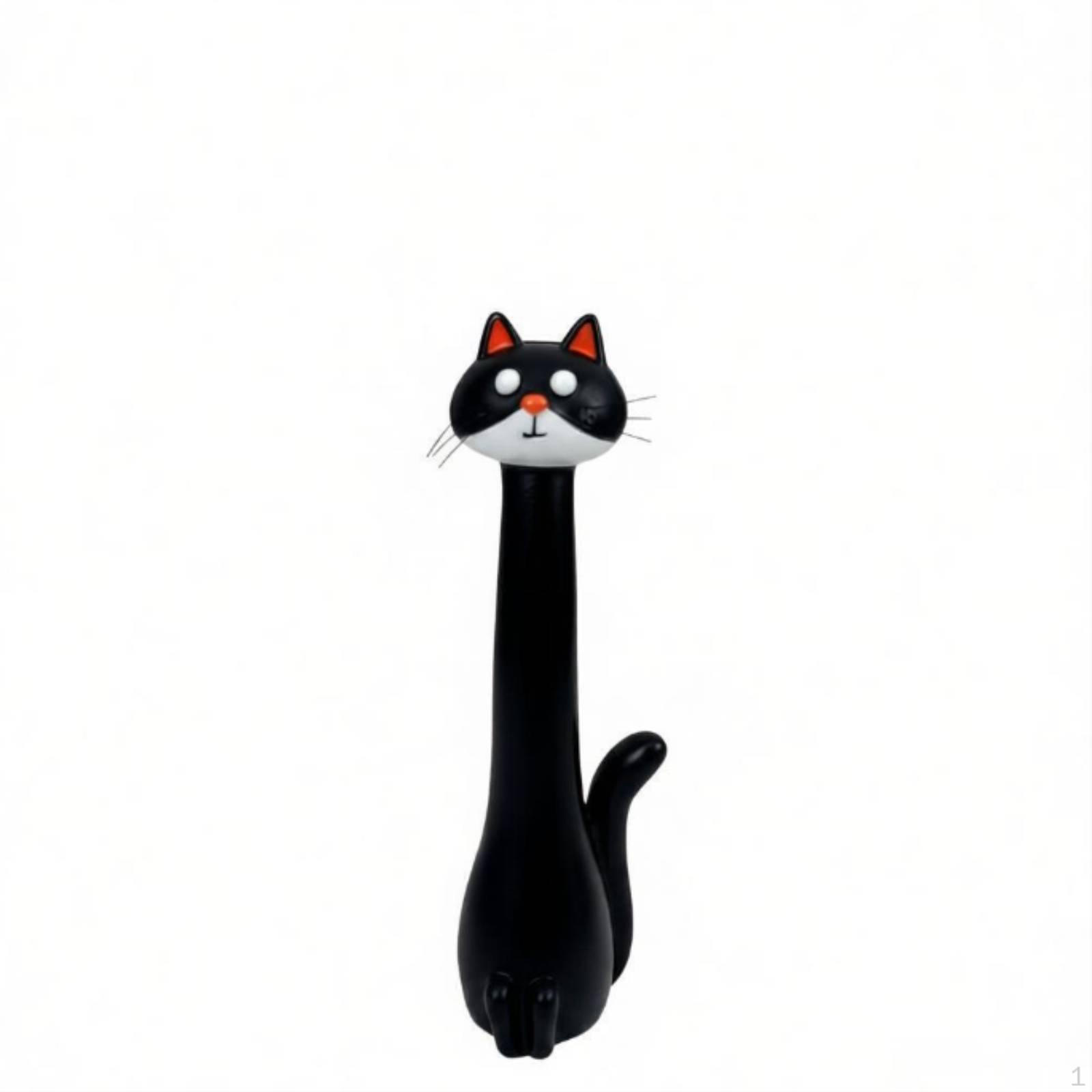 Quirky Vase Cute Design Cartoon Flower Holder Premium Resin Long Neck Animal Planter for Desktop,