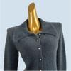 Fancy American Lapel Imitation Mink Knitting Cardigan Female Fall and Winter New Sweater Coat Long Sleeve Split Elegant