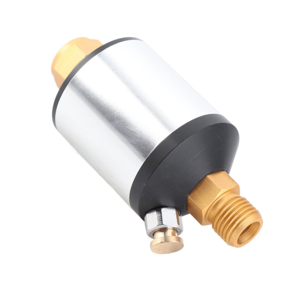 Filter, 1Celsius4 Inch Thread Pneumatic Paint Sprayer Filter with Push Button Drain Valve, to Remove Moisture, Oil