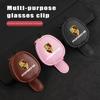 Lczcr3 Car Interior Glasses Clip Sunshade Storage Brace Accessories For Porsche Cayenne Panamera Macan 911 718 Taycan Boxster Cayman918