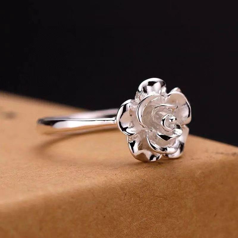 Exquisiter offener Pfingstrosenring: Hochwertiges Mode-Statement für Damen, Schön und Stilvoll mit Blumeneleganz