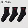 Lovely Heart Cotton Socks Women Summer Fashion Black White Sports Short Socks Girls Cute Style Low Tube Boat Socks