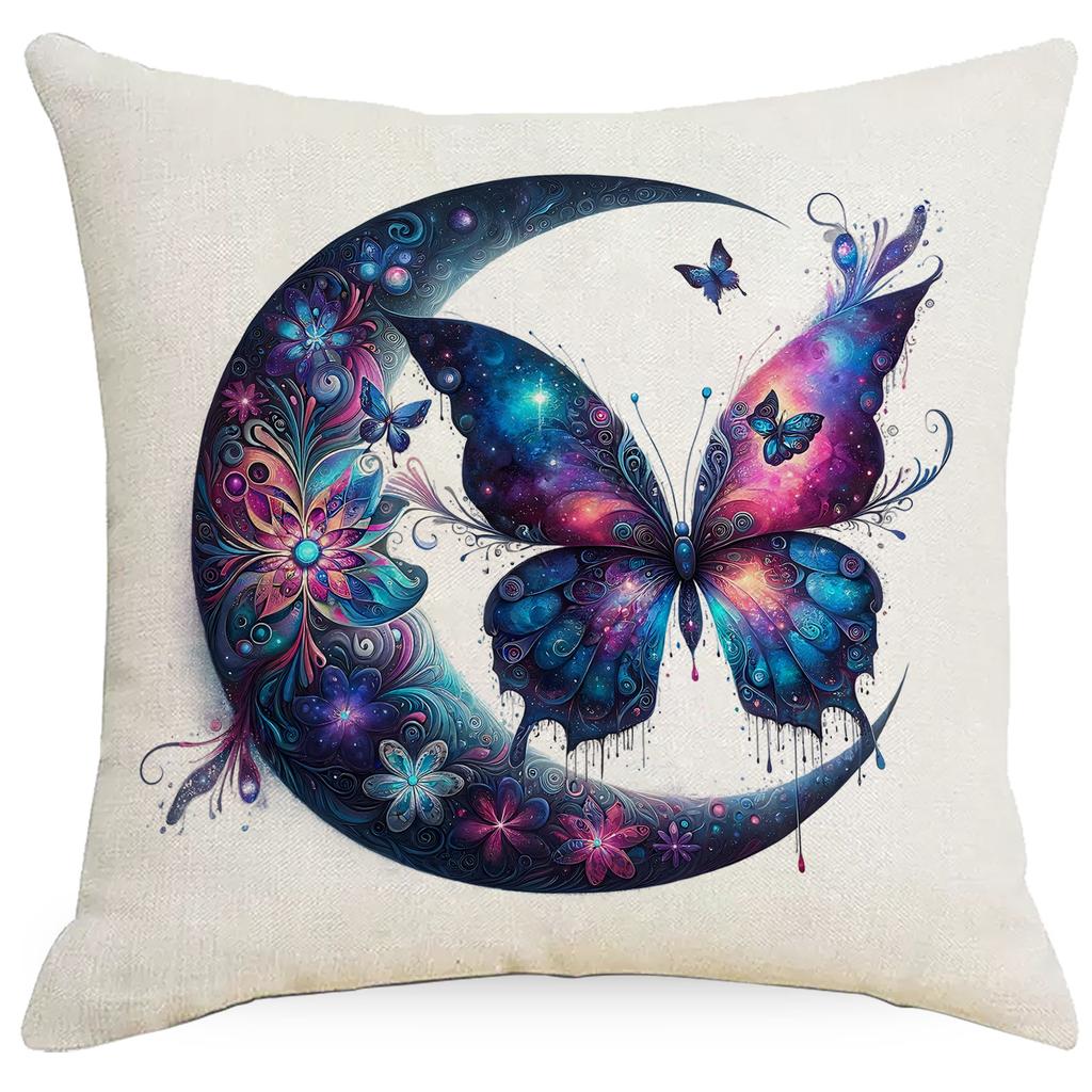 Fantasy and Mysterious Moon Printed Sofa Pillow Living Room Decorative Seat Cushion Pillow