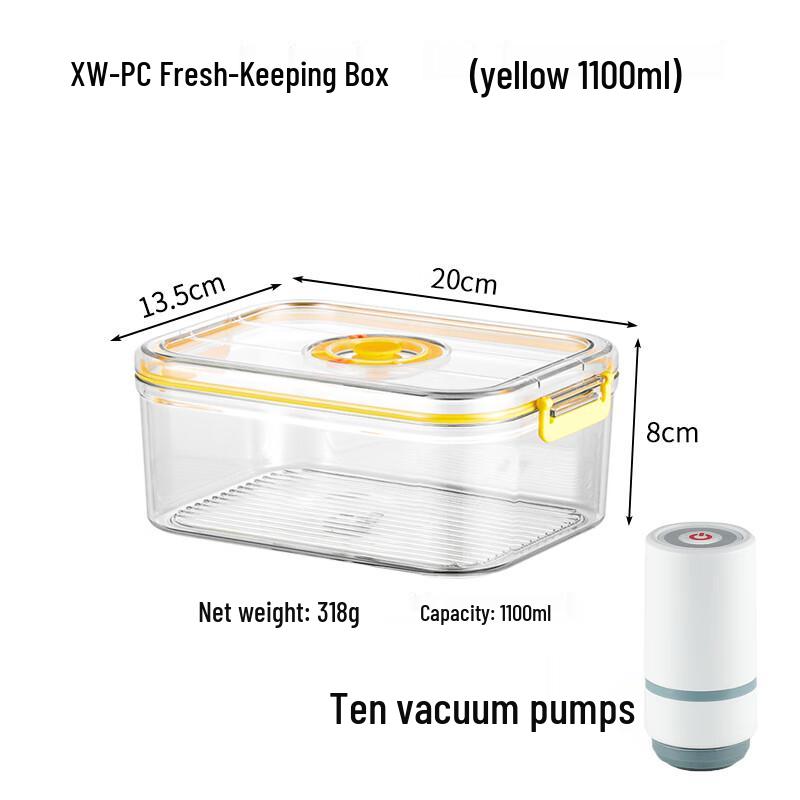 Shixun Vacuum Seal Refrigerator Food Storage Box