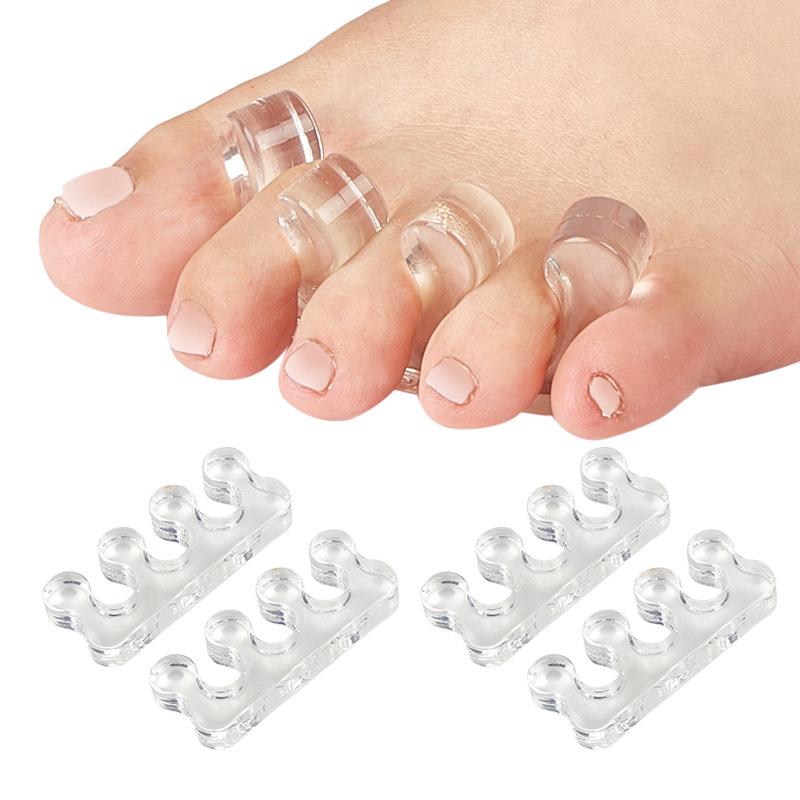Bunion and Toe Corrector: Five-Toe Separator for Overlapping Toes One Size чистый