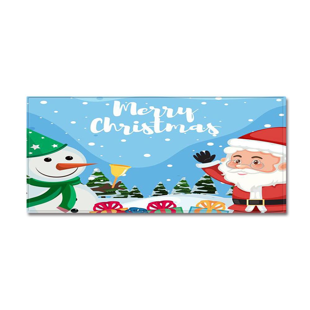 Weihnachts-Küchen-Sandteppich Fußmatte Langer Bodenteppich