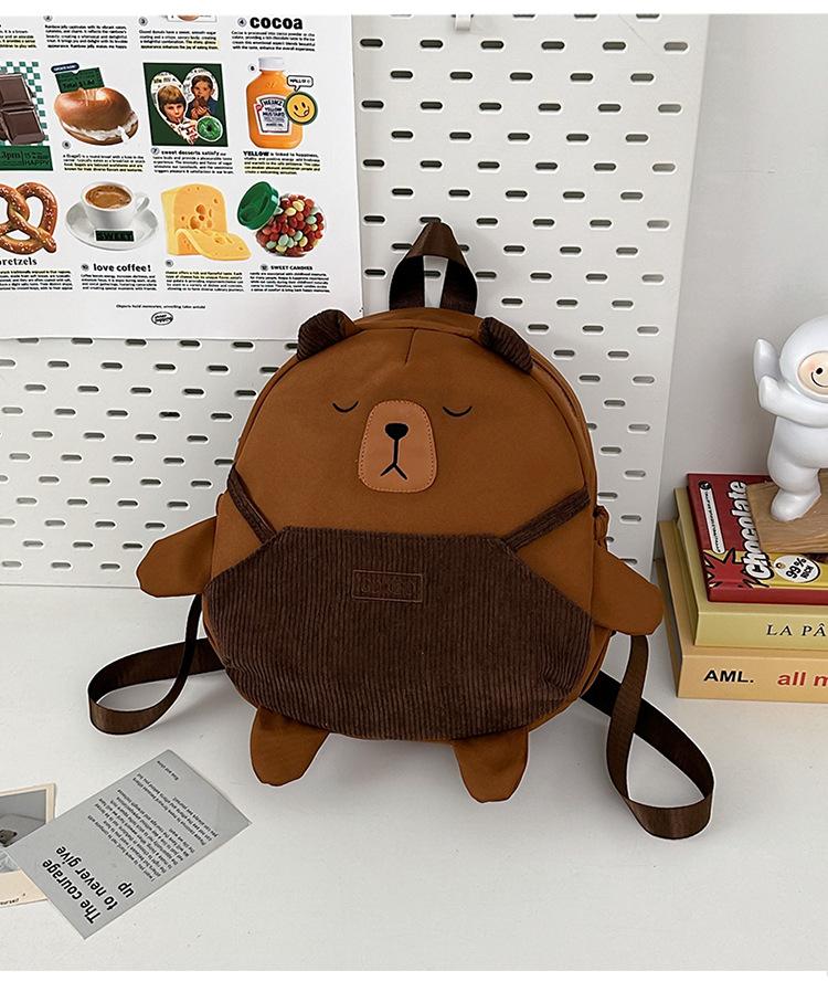 School Bag 2025 New Cartoon Cute Funny Ugly Backpack Kindergarten Children's School Bag Versatile Leisure Commuter Backpack