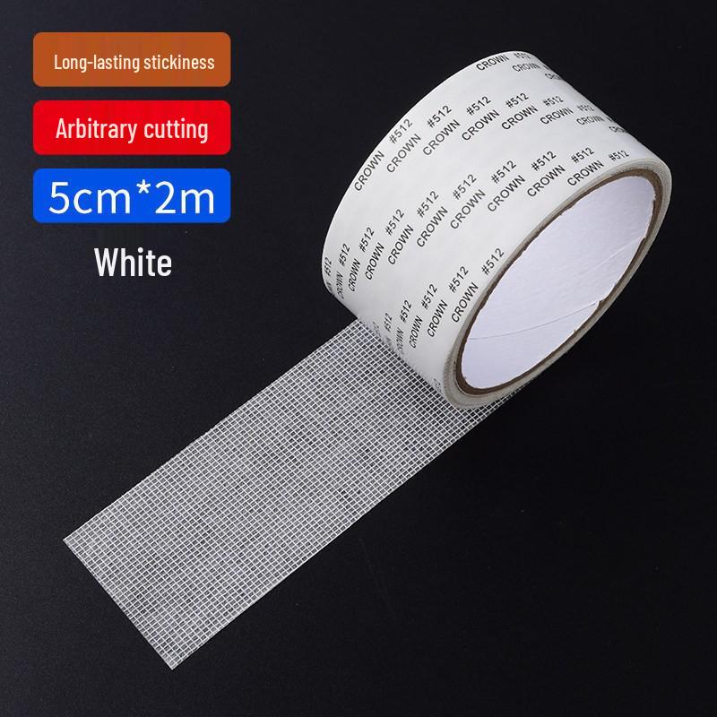 "Self-Adhesive Mosquito Screen Repair Patch: Black/White Curtain & Window Sticker Tape"