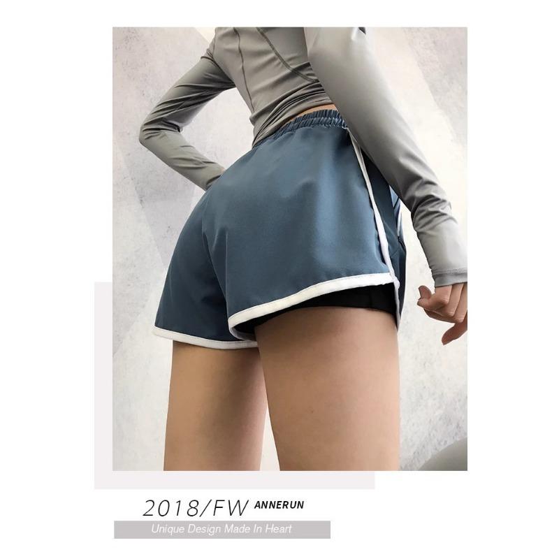 Summer Thin Professional Training Pilates Yoga Fitness Pants Anti-wear Breathable Quick Dry Loose Sports Shorts for Women