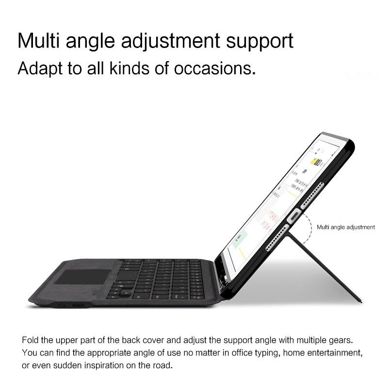 Touchpad Keyboard Case For iPad Mini 4th 5th Gen 7.9" Inch Mini4 Mini5 Backlight Keyboard Protection Cover With Pencil Holder