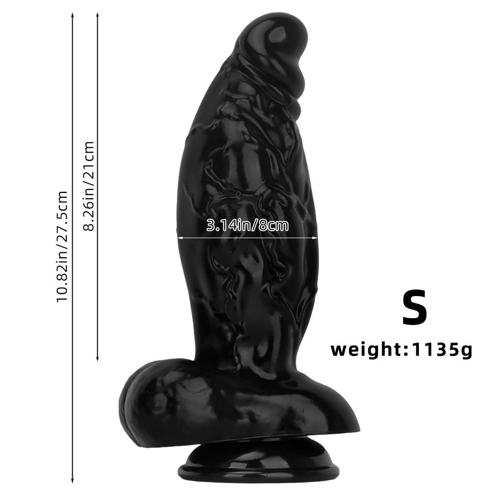 Soft PVC Dragon Head Dildo Anal Plug Big Fisting Butt Dilator Strap On Sex Toy for Adults