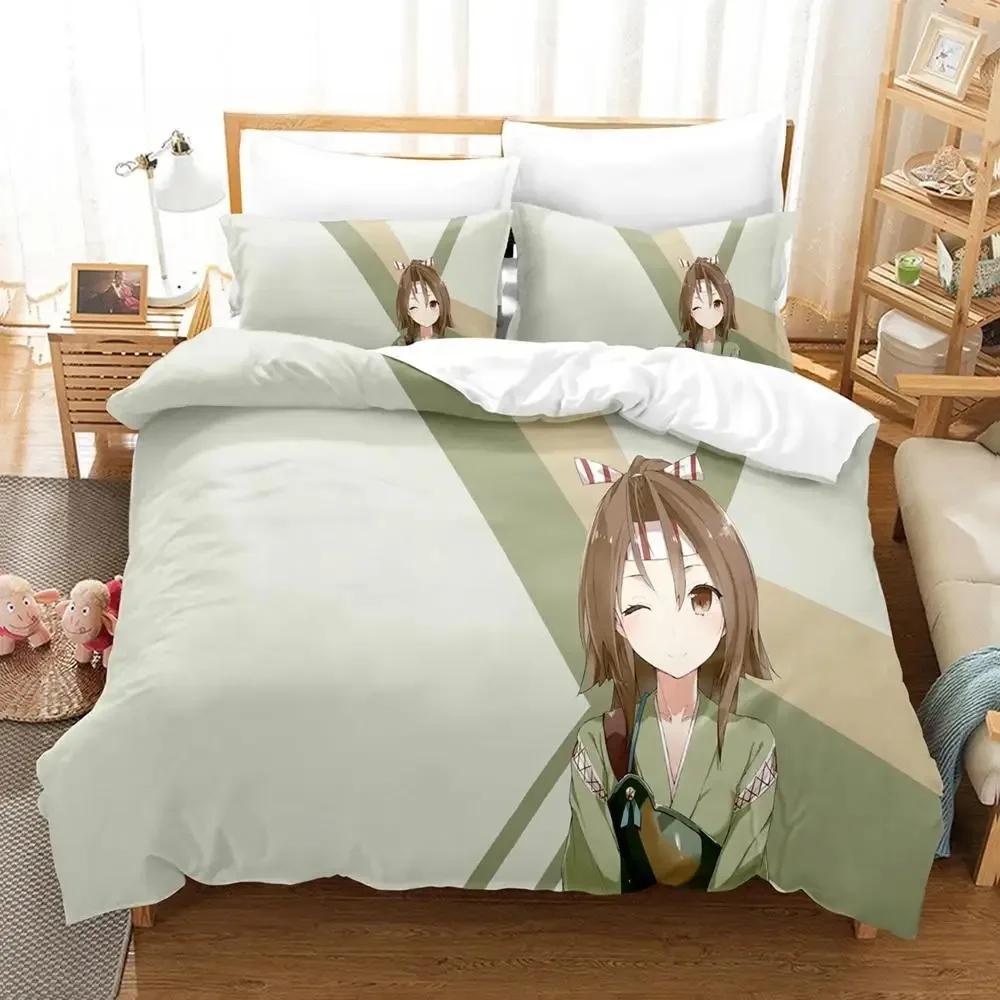Zuihou (Kancolle) Bedding Set Single Twin Full Queen King Size Bed Set Aldult Kid Bedroom Duvet cover Sets Print bed sheet set