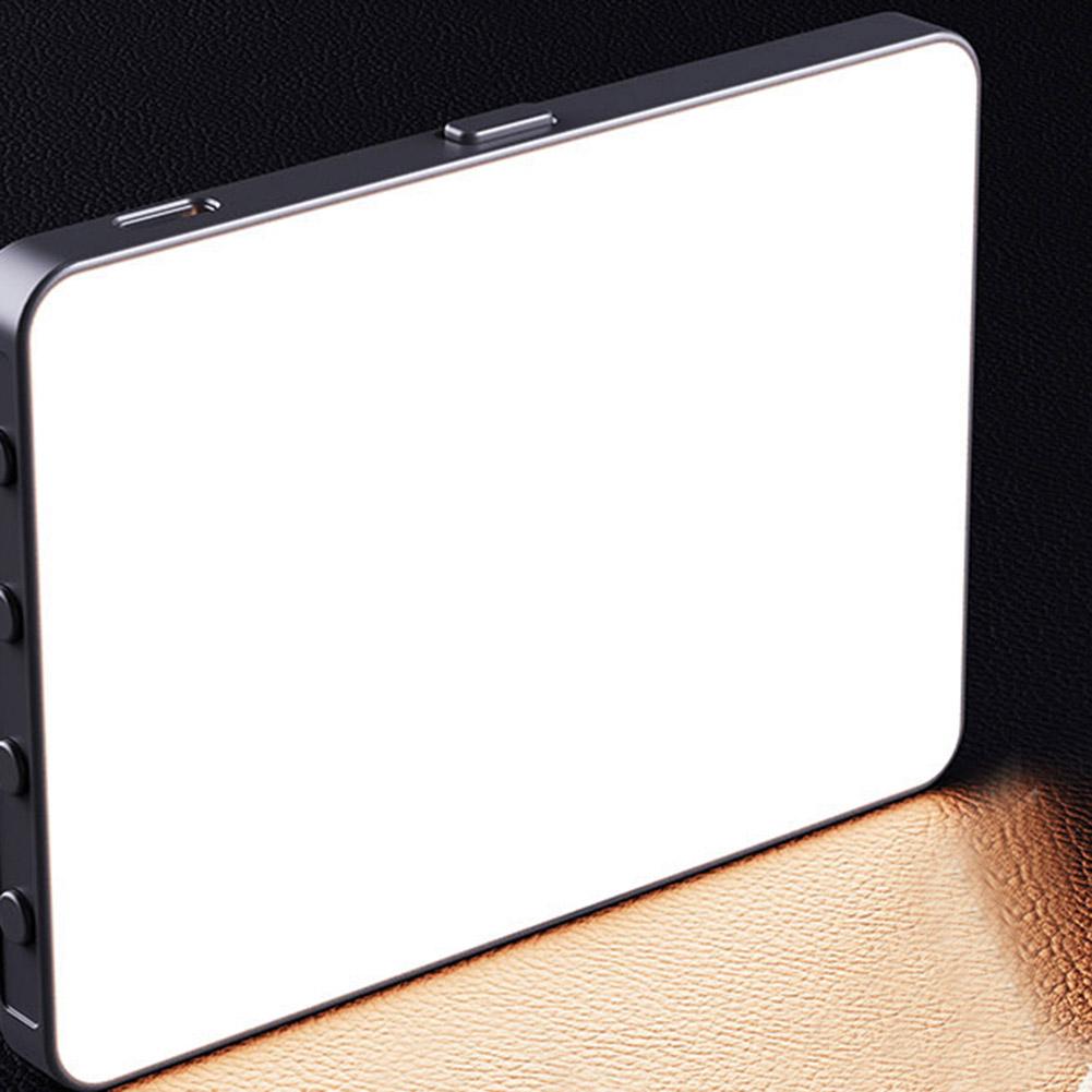 3000-9900K 1500mAh LED Videoleuchte Dimmbare Fotografie Aufhelllampe Typ-C Wiederaufladbar RGB Kamera LED Panel Leuchte für Video