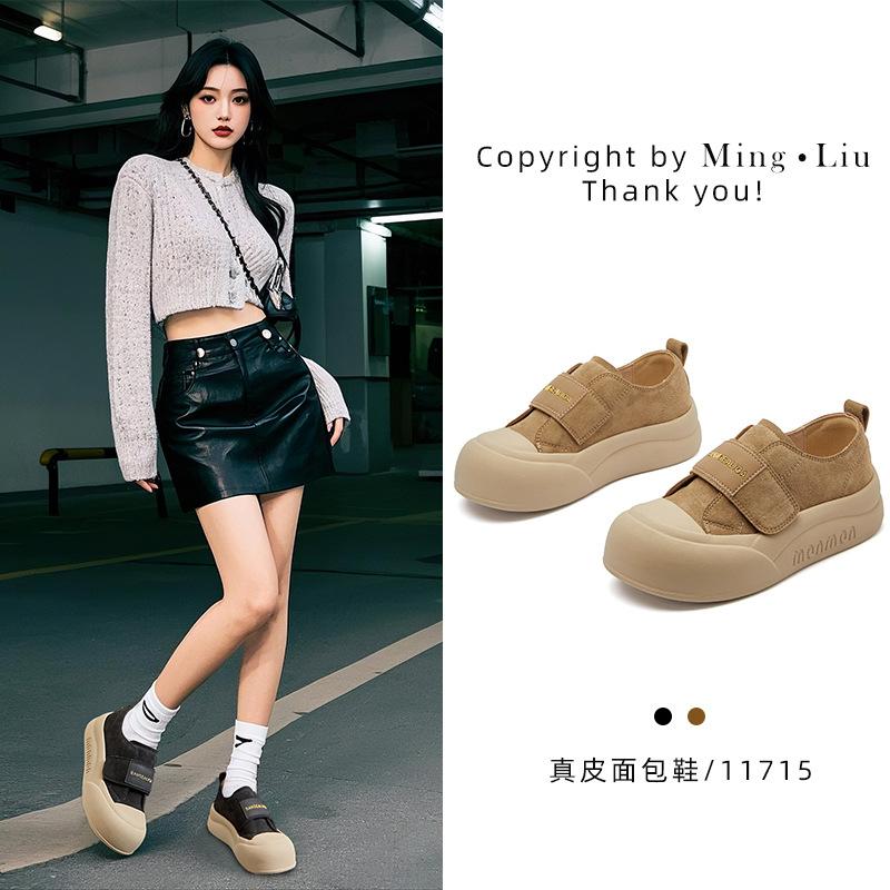 Velcro Little White Shoes Women's 2025 Spring New Casual Retro Versatile Women's Shoes Fashion Platform Women's Shoes Trend