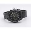 Salvatore Marra Men's Solar-Powered Radio-Controlled Chronograph Business Wristwatch, Waterproof, Analog, Black, with Watch Cloth, BKBK