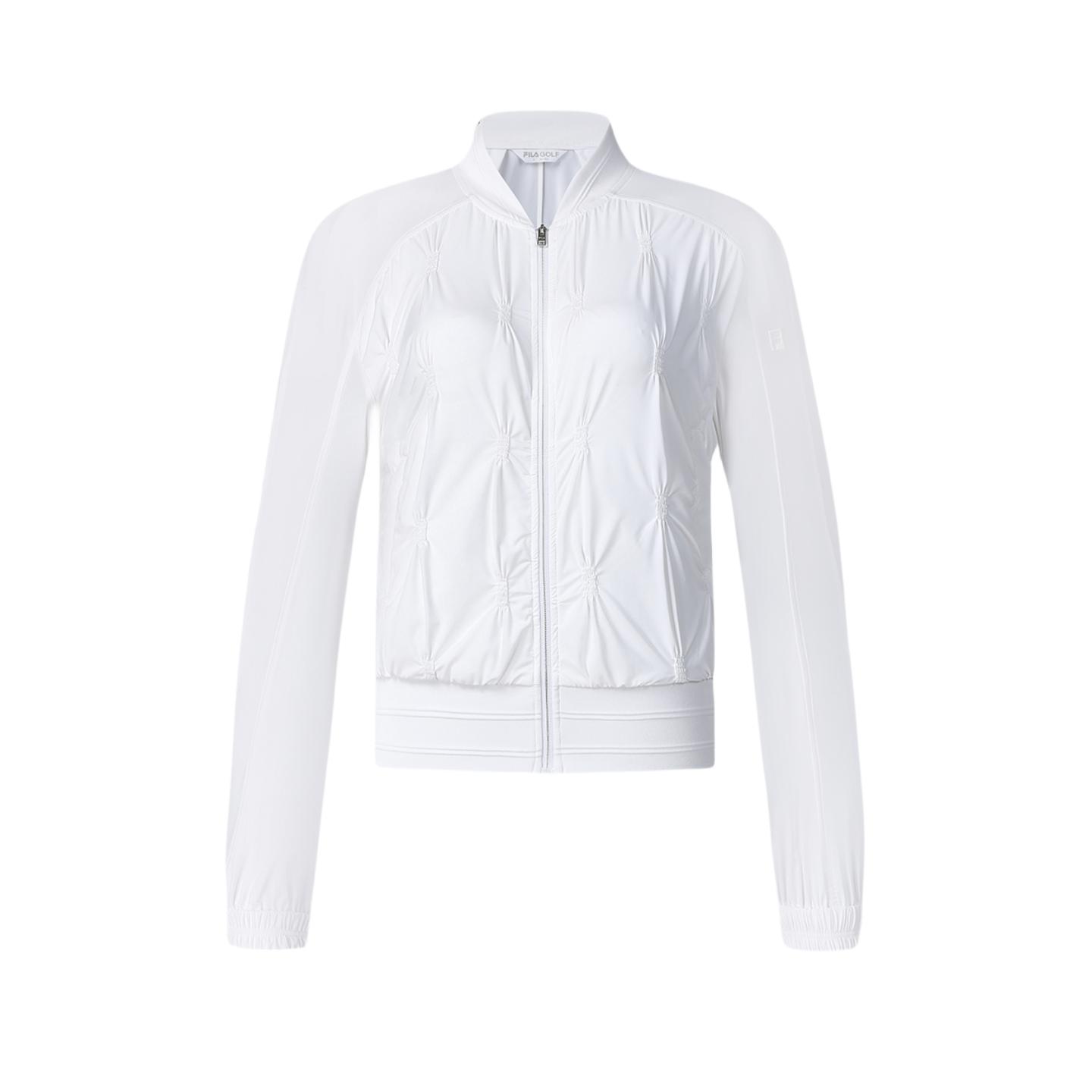 

New FILA Jackets Women s Jade White A11W425702FWT 170/88A/L