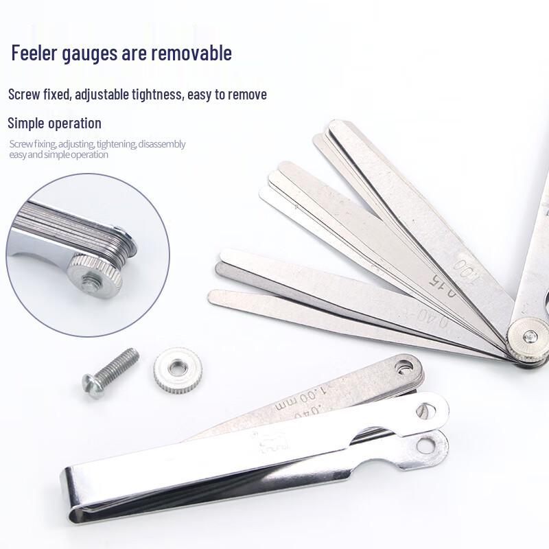 Great Wall Precision 17-Blade Metric Feeler Gauge Set