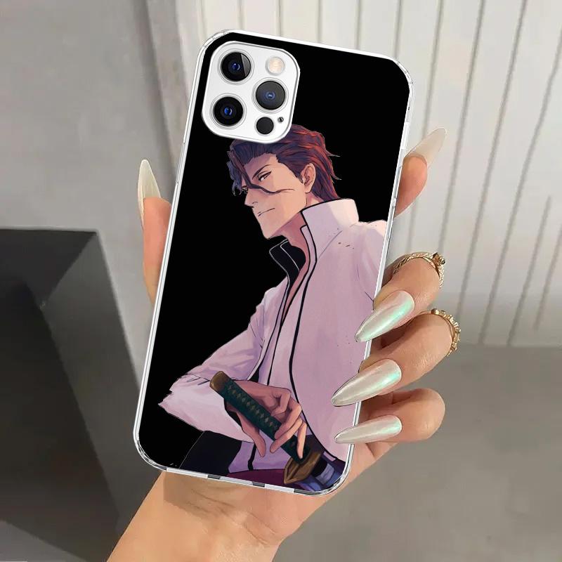 Bleach Aizen Sousuke Phone Case for Iphone 17 Air 16 15 Plus 14 13 Mini 12 11 Pro Max 16E 7 8 SE 2020 Soft Funda Print Shell 16