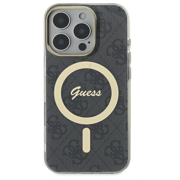 Guess Guhmp16Lh4Stk Iphone 16 Pro6.3 Czarny/Black Hardcase Iml 4G Magsafe