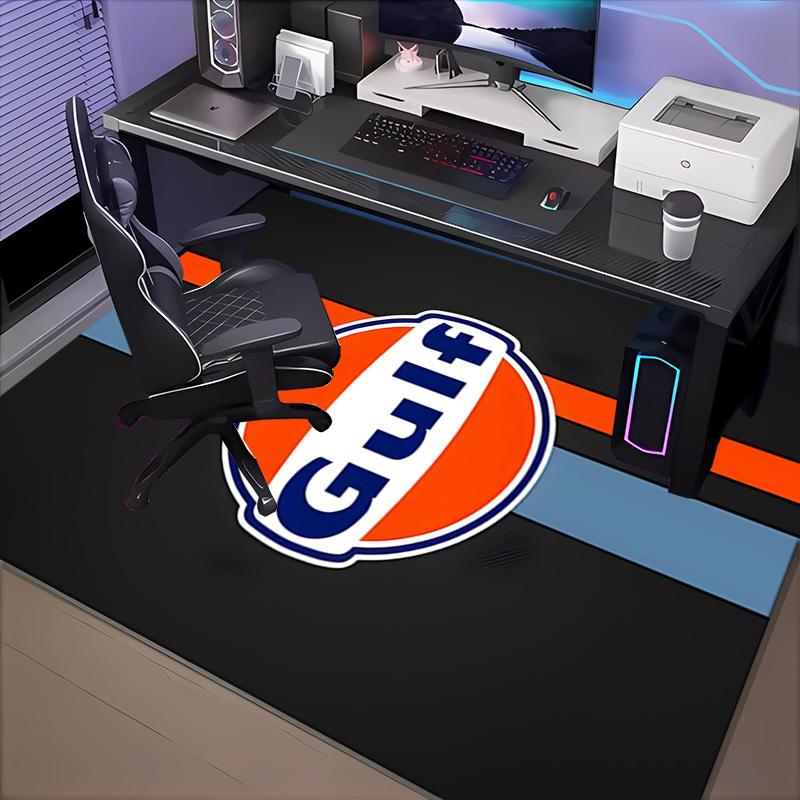 1PC Gulf Car Rug for Livingroom,Bedroom, Palyroom, Chair Rug, Area rug, Game Carpet, Large Size Rug Fan Christmas gift