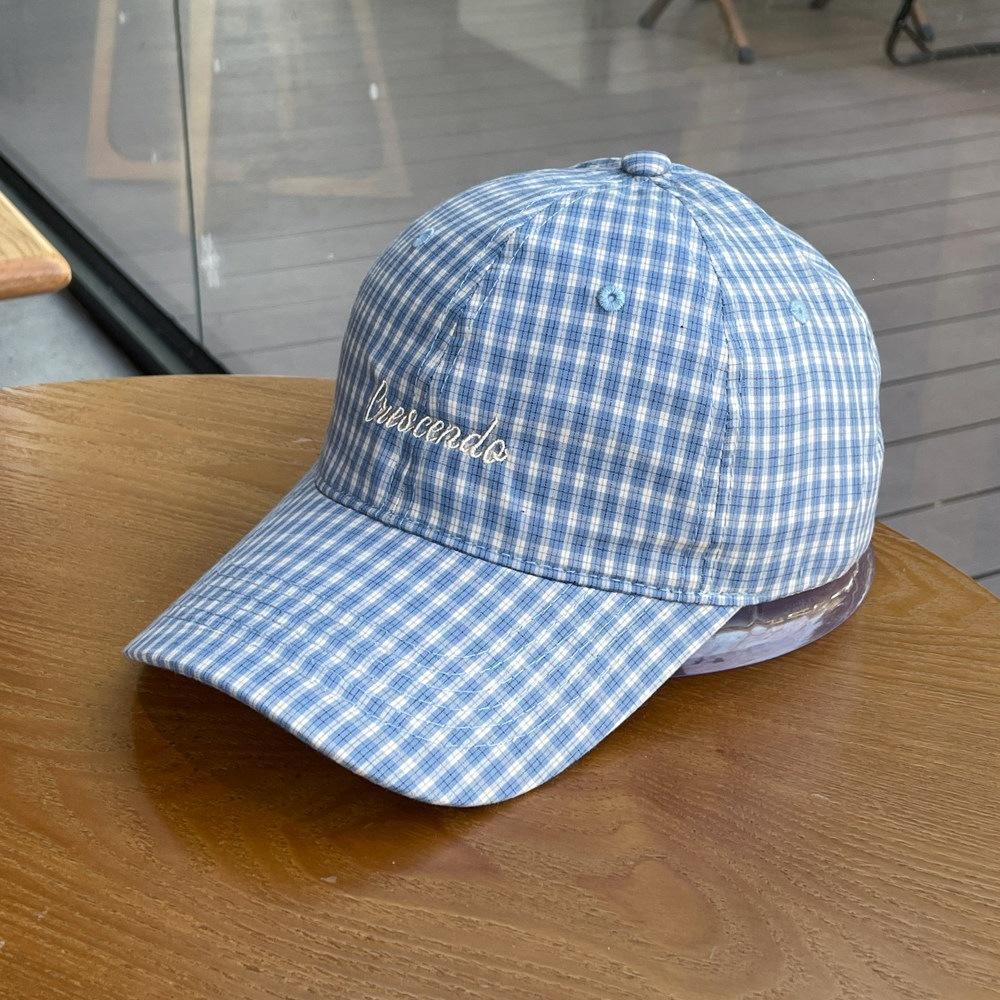 Kleine Karomütze Weiches Top Baseballkappe Frühling und Sommer Damen Paar Outdoor Bergsteigen Gesicht Kleine Kappe Mann