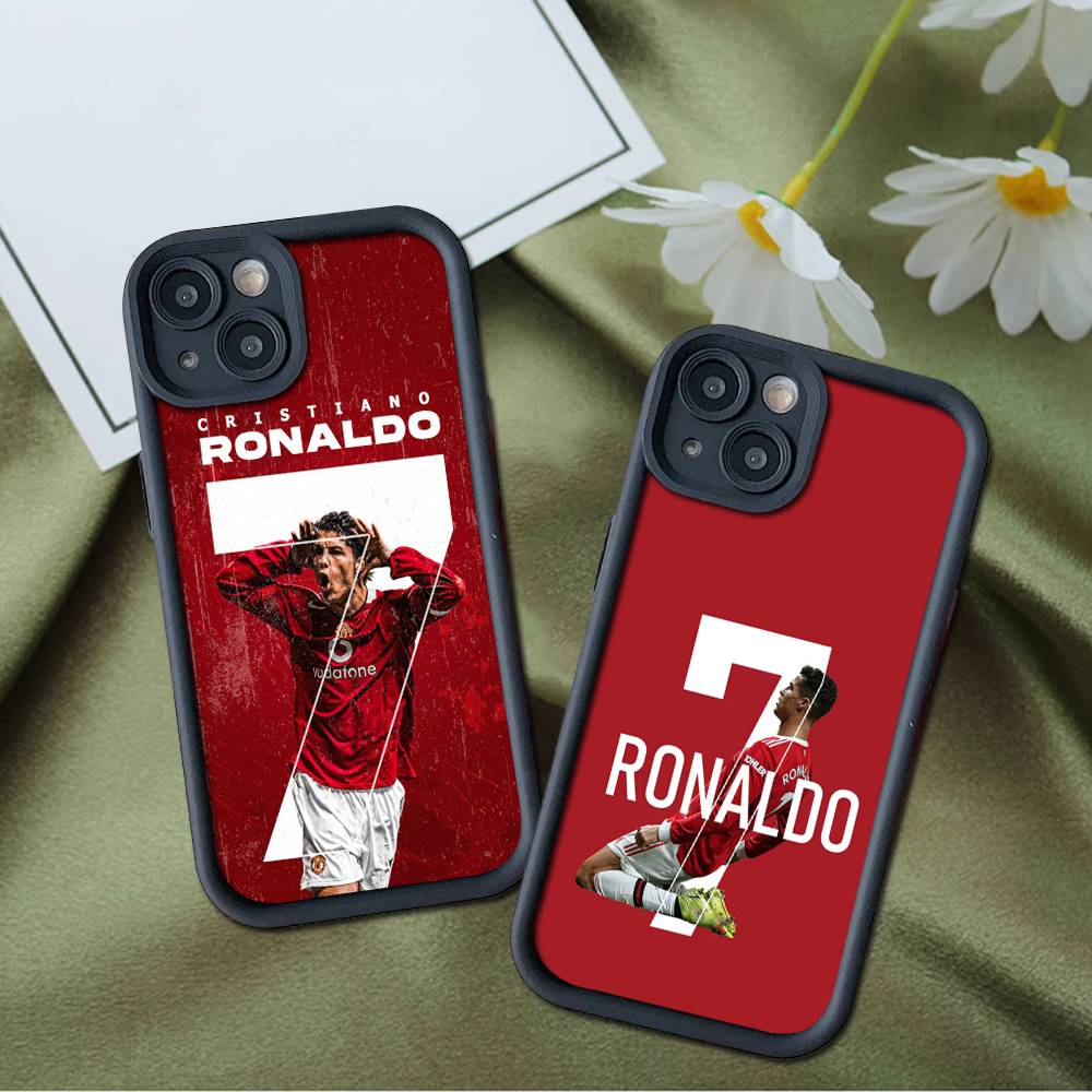 Kända Fotbollsspelare C-CR7 Silikon Telefonfodral för iPhone 17 Pro Max 16 15 14 13 12 11 Plus 17 Air